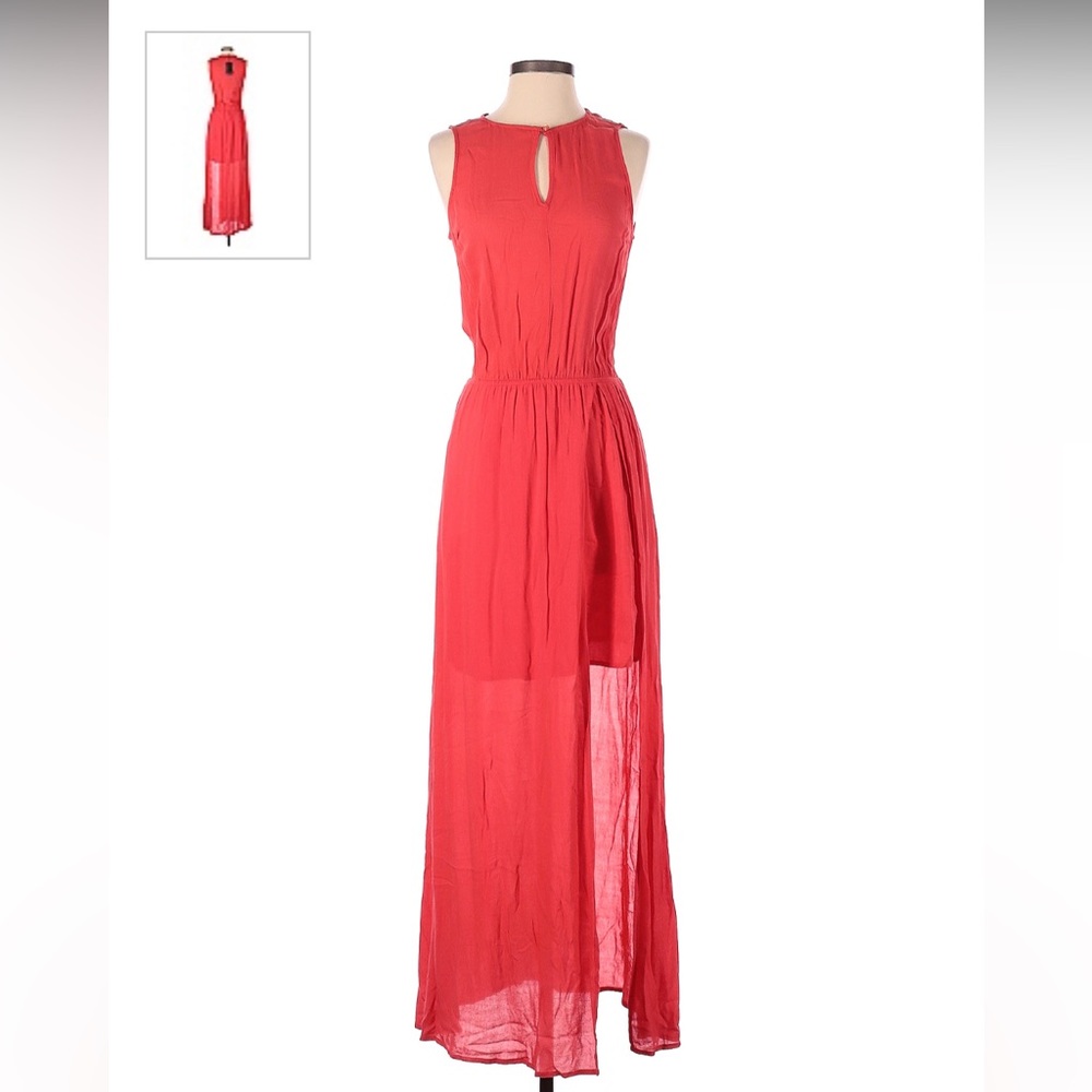 Ella Moss casual red maxi dress